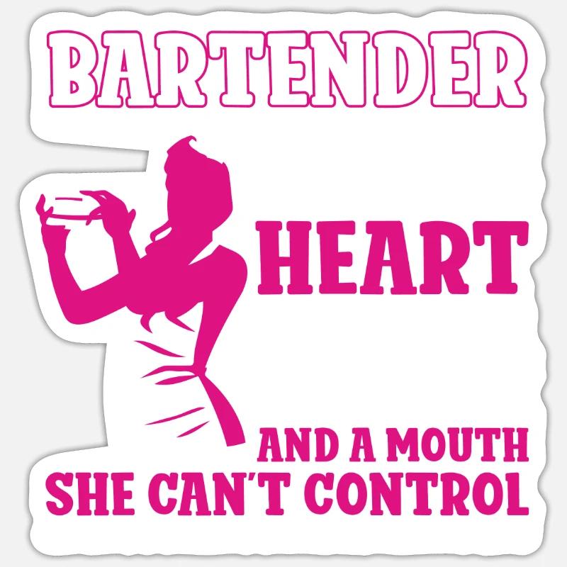 Bartender Mixologist Bartender Sticker Größe S (10 x 10 cm)