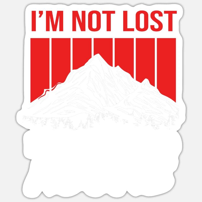 Géologue - Sticker taille S (10 x 10 cm) - blanc mat