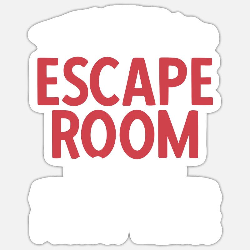 Salle d’évasion Sticker taille S (10 x 10 cm)