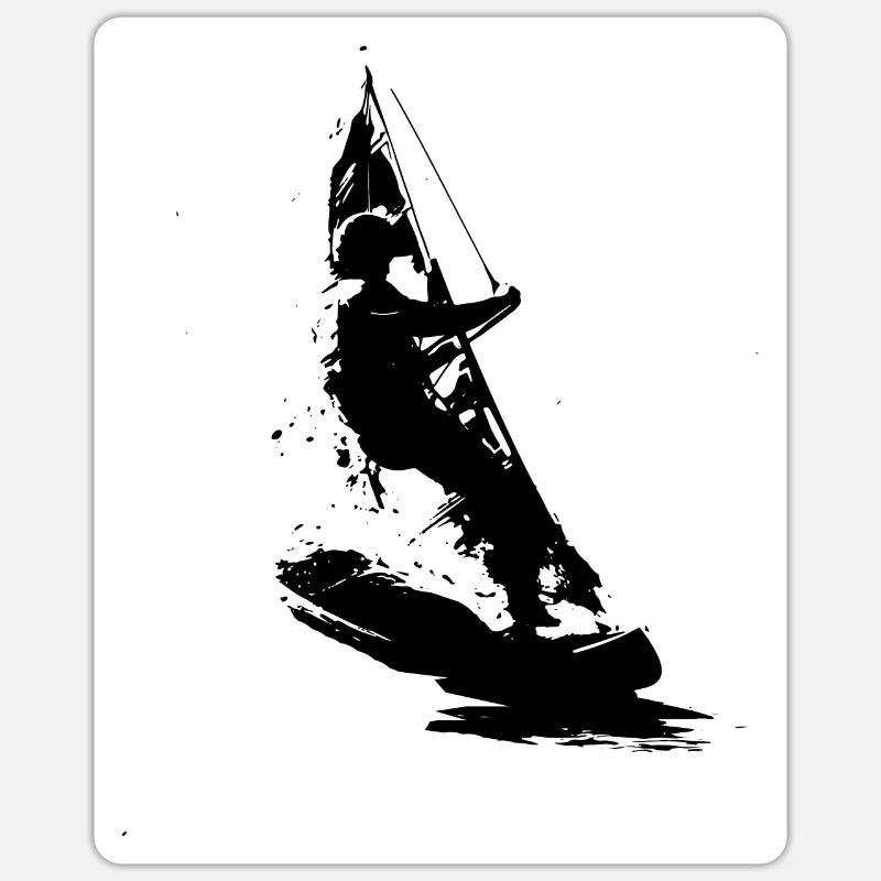 Windsurfing Sticker size S (10 x 10 cm)