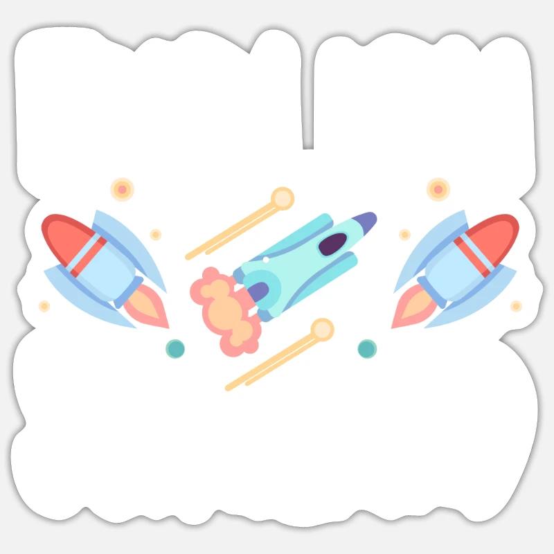 École 1ère année - Sticker taille S (10 x 10 cm) - blanc mat