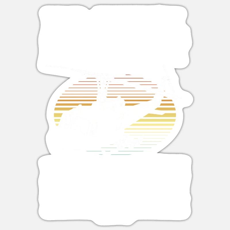 Pilot Helicopter Helicopter - Sticker size S (10 x 10 cm) - white matte