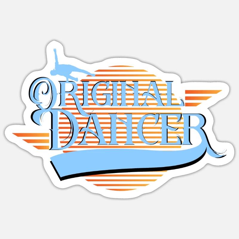 Original Dancer - Sticker size S (10 x 10 cm) - white matte