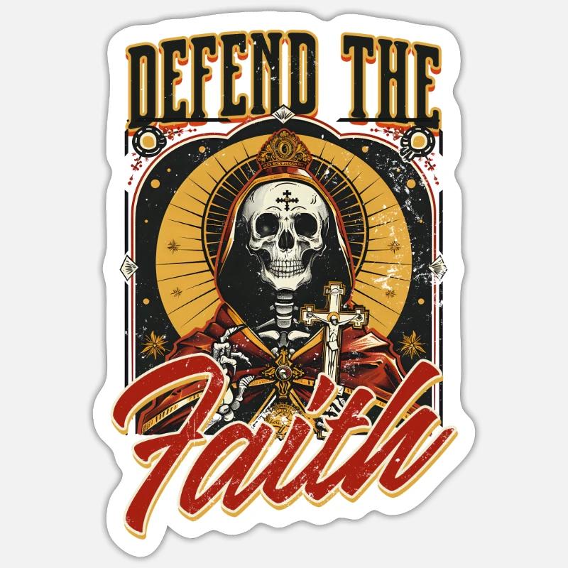 Orthodoxe verteidigen den Glauben Sticker Größe S (10 x 10 cm)