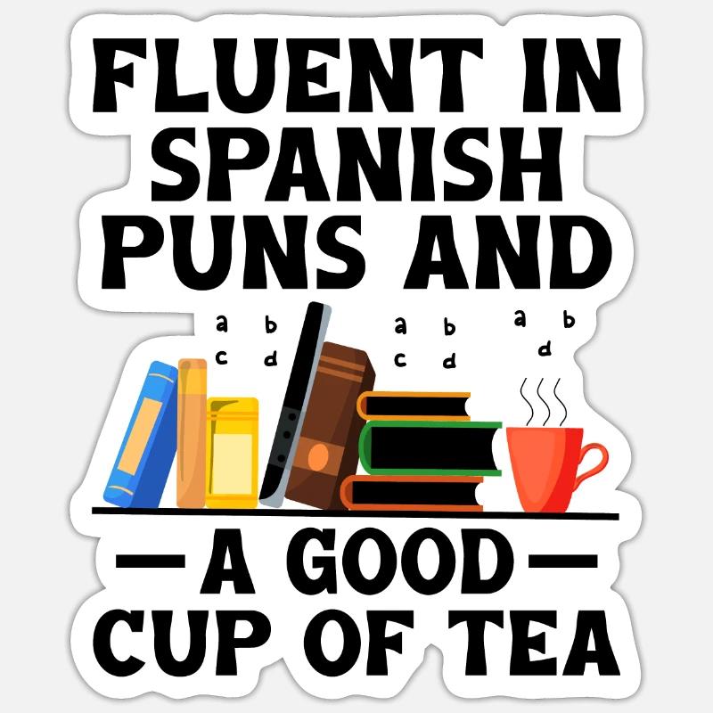 Professeur de langues étrangères École Professeurs de langues Sticker taille S (10 x 10 cm)