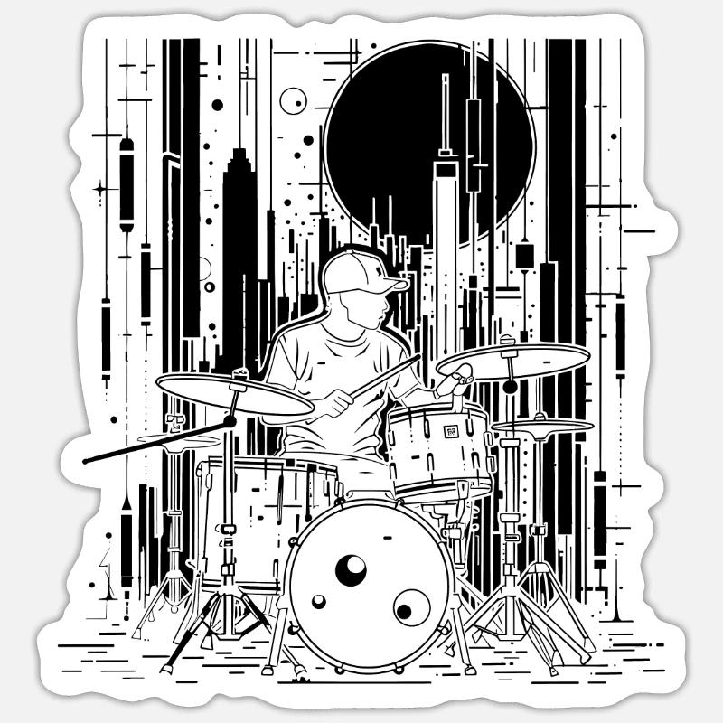 Sticker Größe S (10 x 10 cm) - 