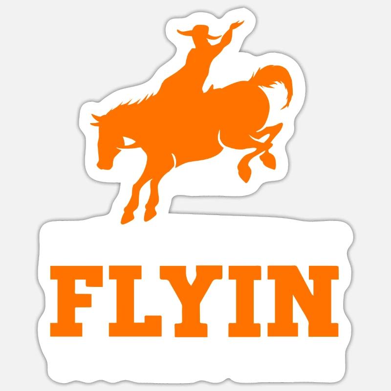 Rodeo - Sticker size S (10 x 10 cm) - white matte