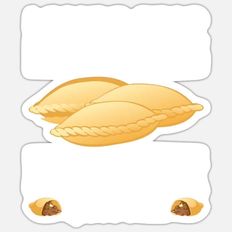 Empanada Spanish Dumpling Mexican Sticker size S (10 x 10 cm)
