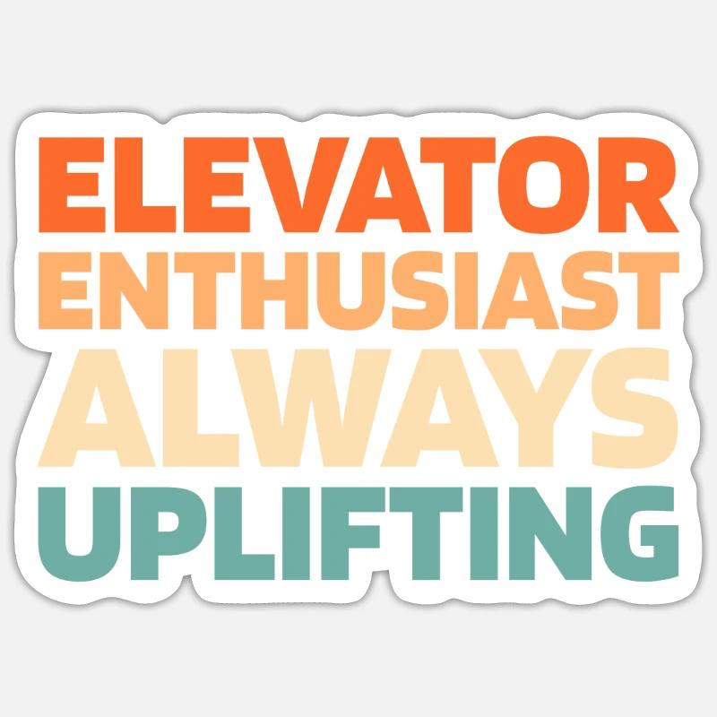 Elevator Elevator Sticker size S (10 x 10 cm)