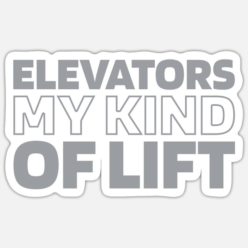 Elevator Elevator Sticker size S (10 x 10 cm)