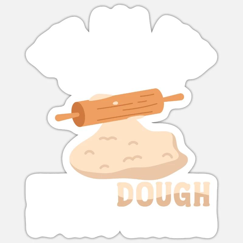 Bread Baking Bread Maker - Sticker size S (10 x 10 cm) - white matte