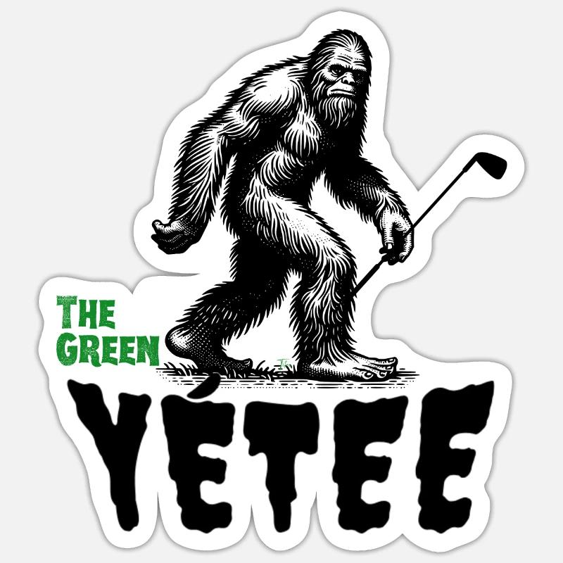 Yeti! Sticker size S (10 x 10 cm)