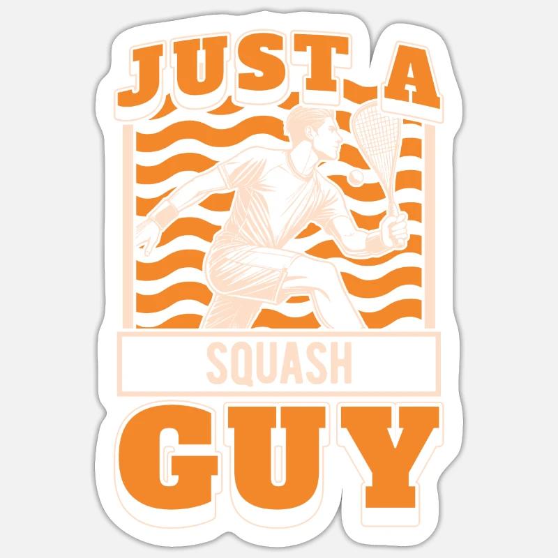 Squash Just A Squash Guy Sticker Größe S (10 x 10 cm)
