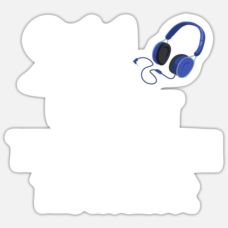 operator Der Held Hinter Dem Headset Sticker Größe S (10 x 10 cm)