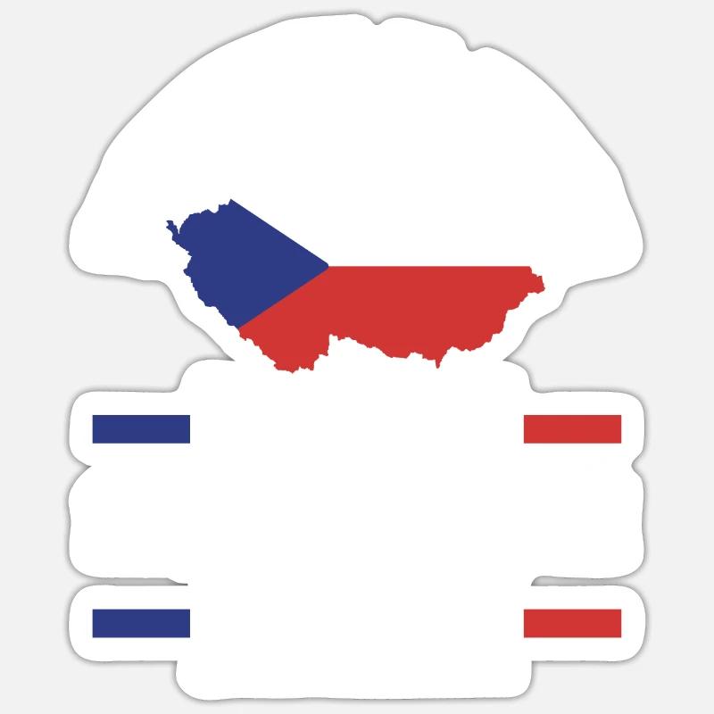 Tschechen Tschechisch Tschechien Sticker Größe S (10 x 10 cm)