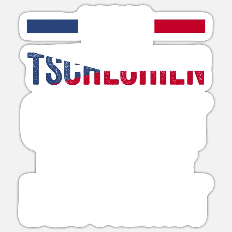Tchèques République tchèque Sticker taille S (10 x 10 cm)
