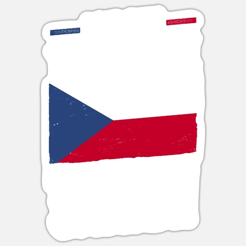 Tchèques République tchèque Sticker taille S (10 x 10 cm)