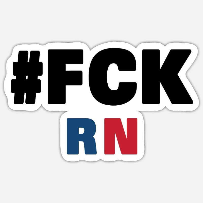 Fck rn Sticker size S (10 x 10 cm)