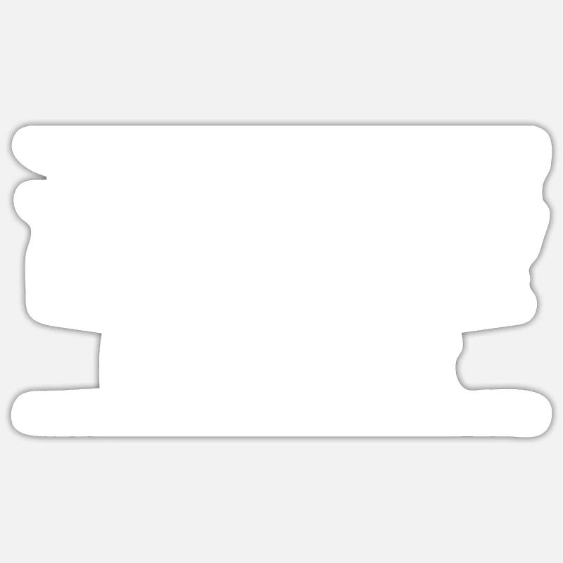 J'emmerde l'extreme droite - Sticker taille S (10 x 10 cm) - blanc mat