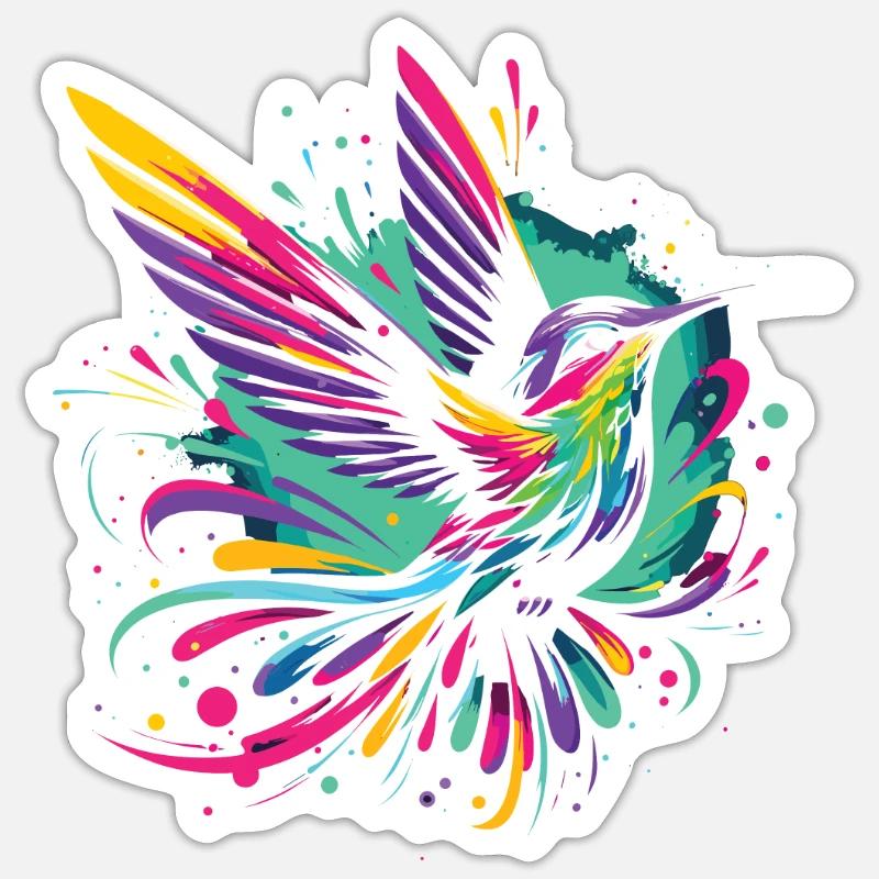 Exotisch Sticker Größe S (10 x 10 cm)