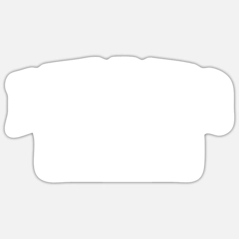 Burrito Gift - Sticker Größe S (10 x 10 cm) - Mattweiß