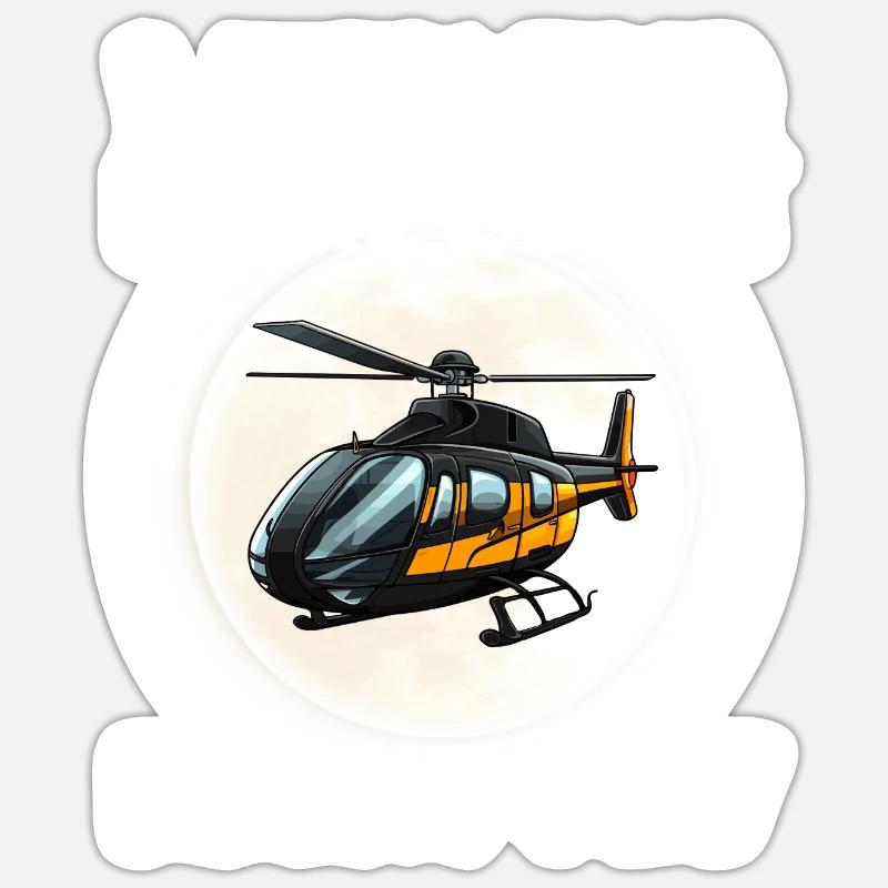 Week End Forecast Night Fly Sticker size S (10 x 10 cm)