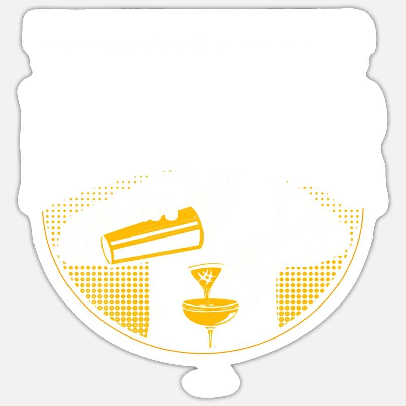 Bartender Mixologist World's Best - Sticker size S (10 x 10 cm) - white matte