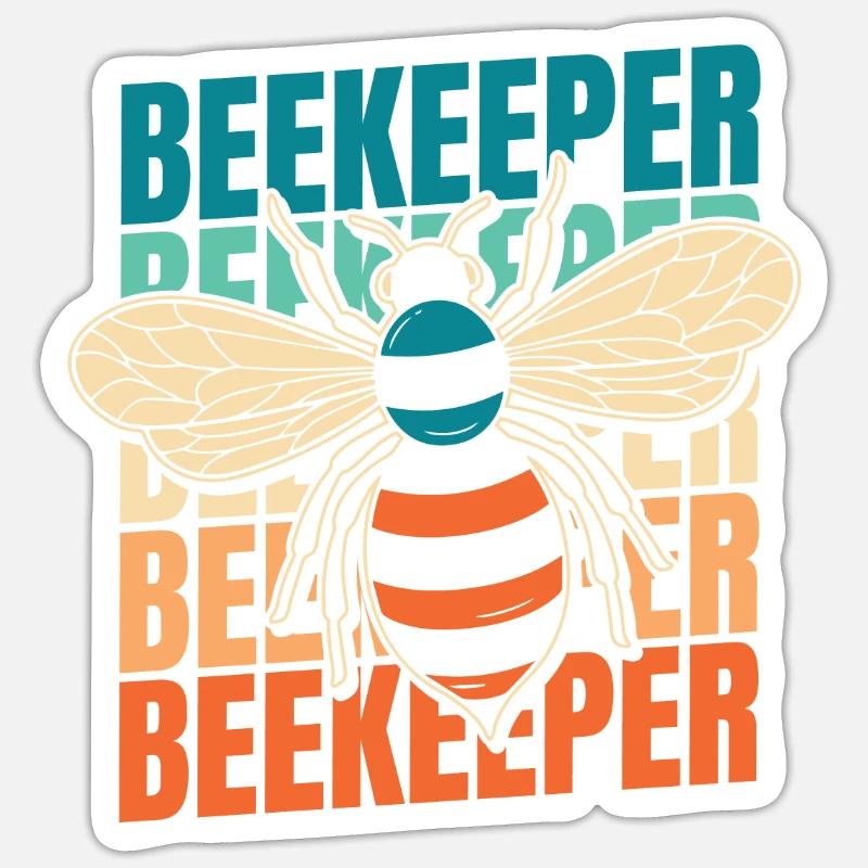 Beekeepers Beekeepers - Sticker size S (10 x 10 cm) - white matte