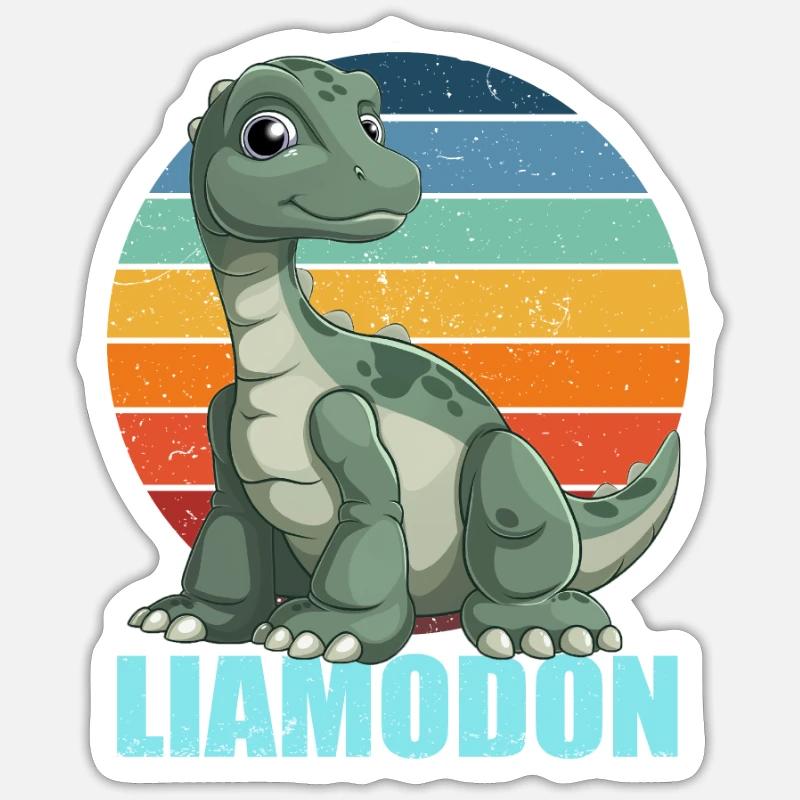 Liamodon Geschenkidee für Liam Sticker Größe S (10 x 10 cm)