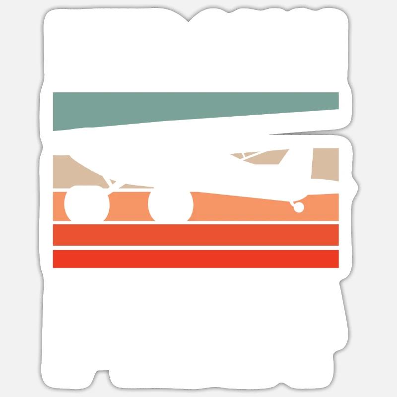 Formation des pilotes École de pilotage de Spruch Sticker taille S (10 x 10 cm)