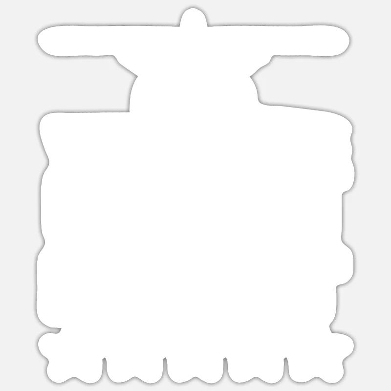 Weltbester Pilot - Sticker Größe S (10 x 10 cm) - Mattweiß