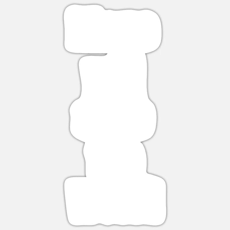 Mayo sauve le monde - Sticker taille S (10 x 10 cm) - blanc mat