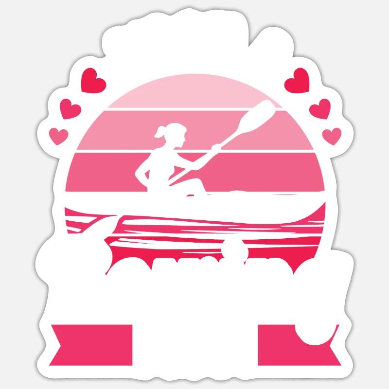 Rudern Ruderer Mutter Just A Rowing Mom Sticker Größe S (10 x 10 cm)