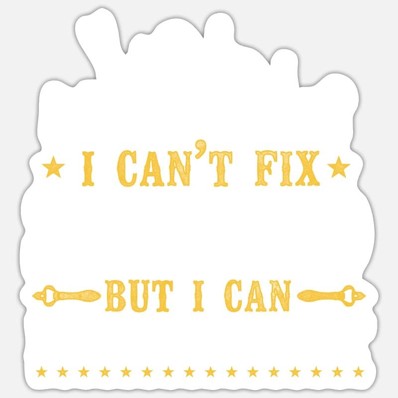 Bartender Mixologist I Can't Fix Sticker size S (10 x 10 cm)