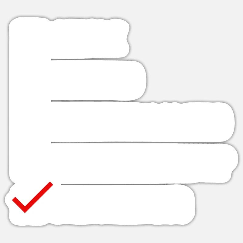 Bartender Mixologist Single Sticker Größe S (10 x 10 cm)