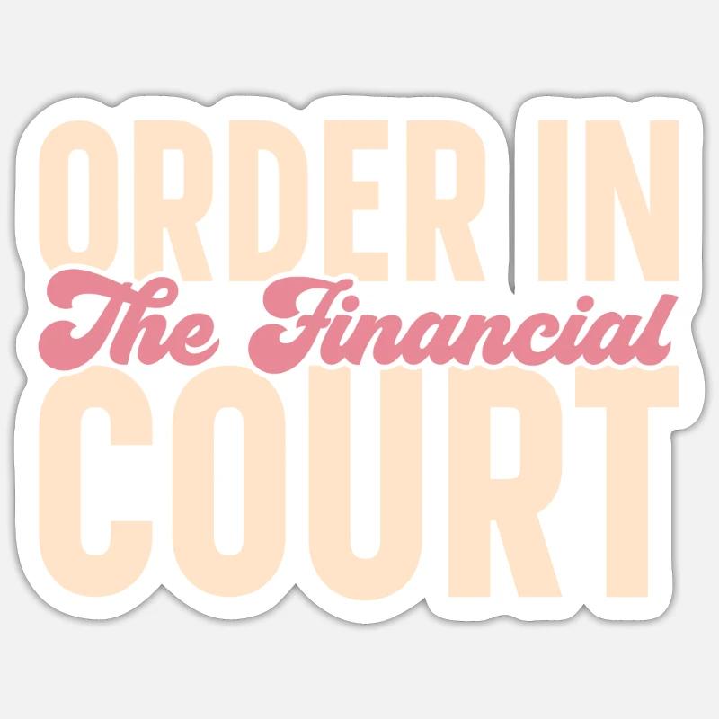 Comptabilité Comptable Financier Profession de comptable Sticker taille S (10 x 10 cm)