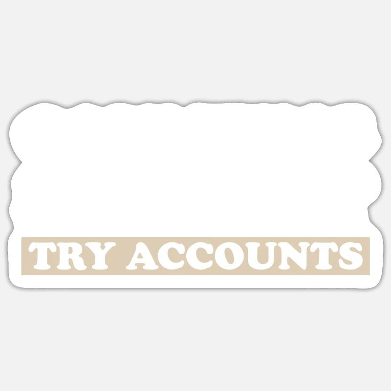 Comptabilité Comptable Financier Profession de comptable Sticker taille S (10 x 10 cm)