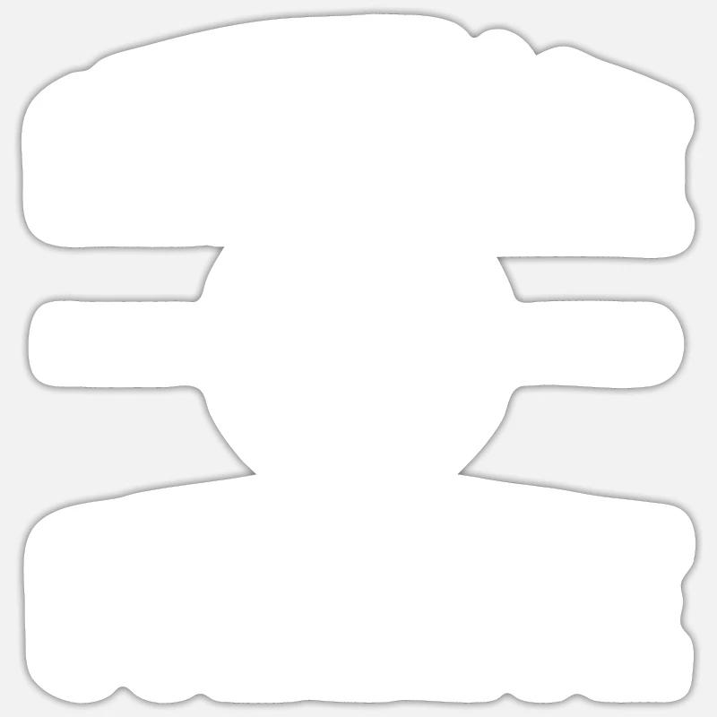 École universitaire de l’Offenbach - Sticker taille S (10 x 10 cm) - blanc mat