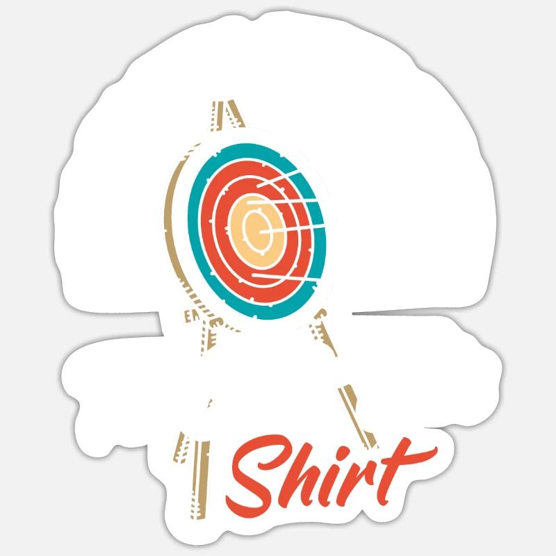 Bogenschütze Bogen Bogenschießen Sticker Größe S (10 x 10 cm)