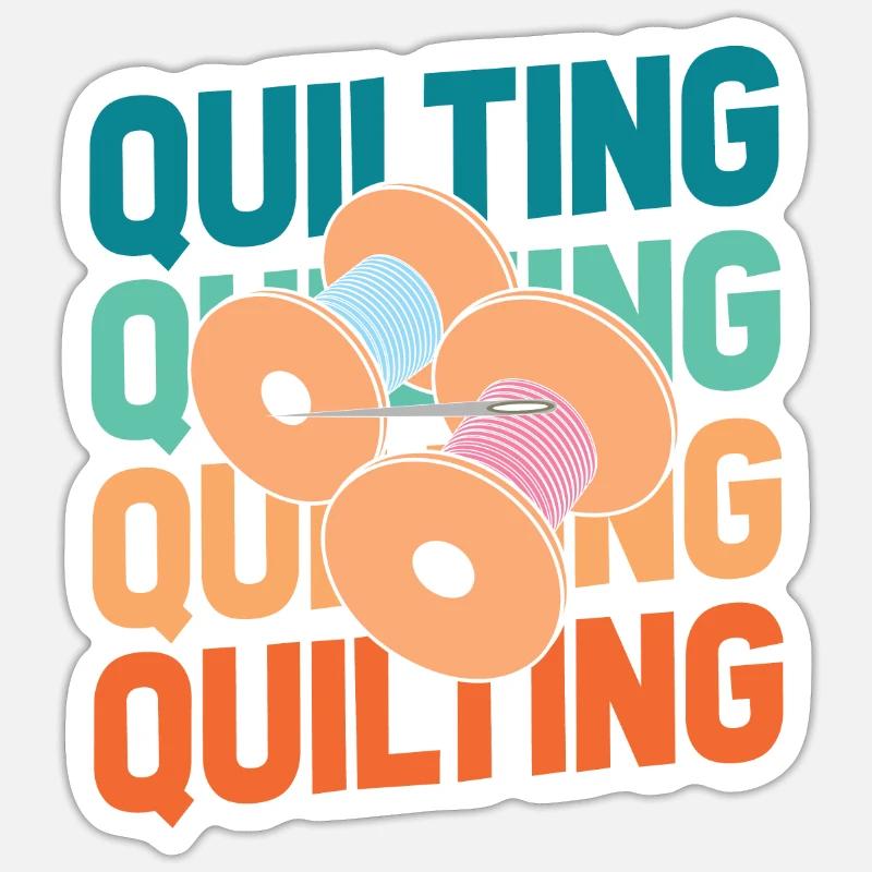 Piquage - Sticker taille S (10 x 10 cm) - blanc mat
