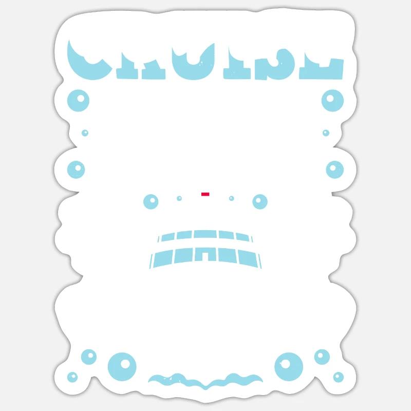 Croisière - Sticker taille S (10 x 10 cm) - blanc mat