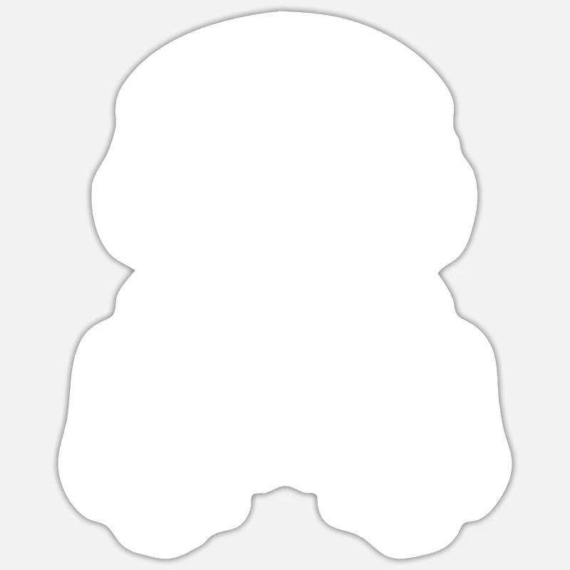 Gamer Gaming Pizza Gaming Controller - Sticker size S (10 x 10 cm) - white matte