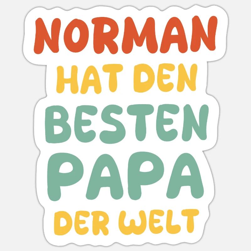 Norman bébé Sticker taille S (10 x 10 cm)