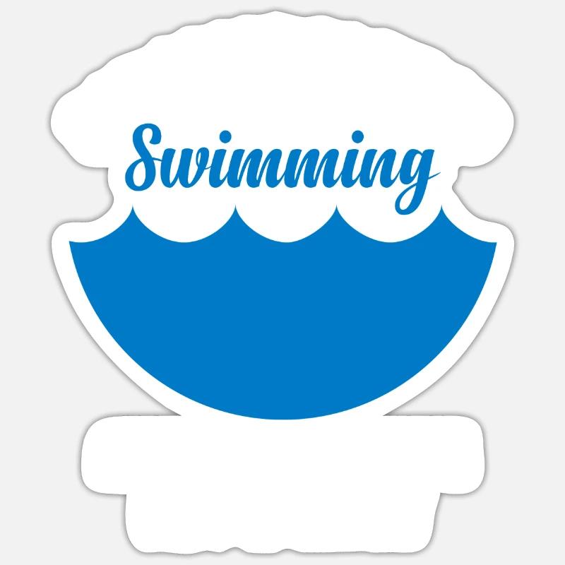 Gesc synchronized swimming air is a privilege, not a privilege Sticker size S (10 x 10 cm)