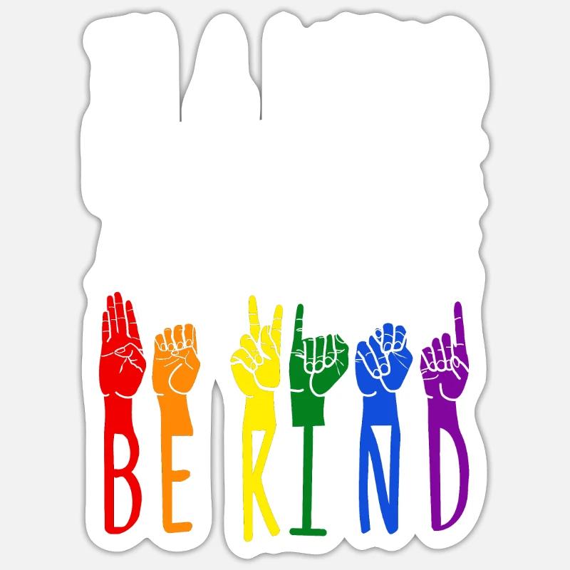 ASL Sign Language Interpreter Sticker size S (10 x 10 cm)