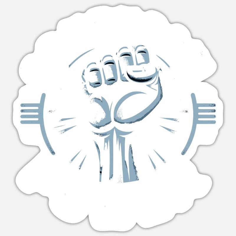 Linkshänder Lefty Left-hander Leftie Buddy Sticker size S (10 x 10 cm)