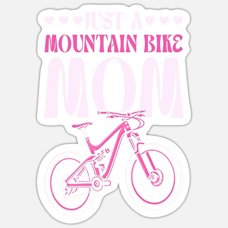 VTT VTT VTT écrou - Sticker taille S (10 x 10 cm) - blanc mat