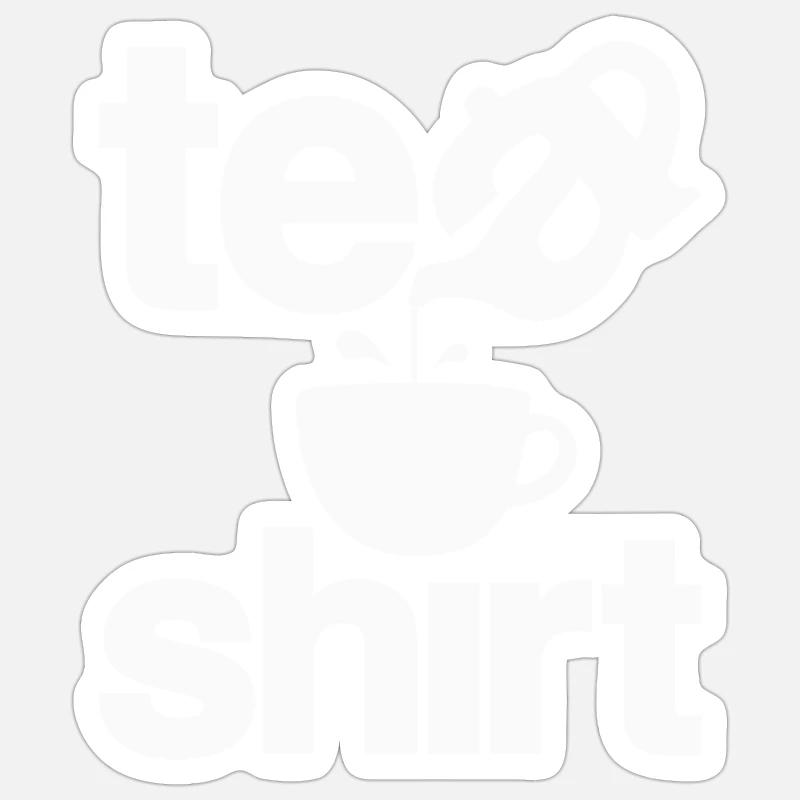 Tea Pot Sarcastic and Funny Tea Drinker Sticker size S (10 x 10 cm)