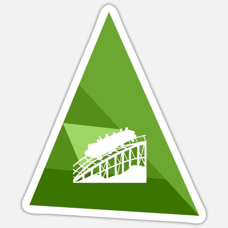 Ferris wheel rollercoaster Sticker size S (10 x 10 cm)
