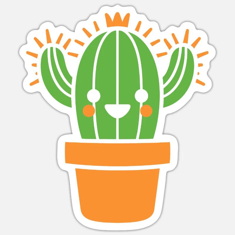 Cactus Sticker size S (10 x 10 cm)